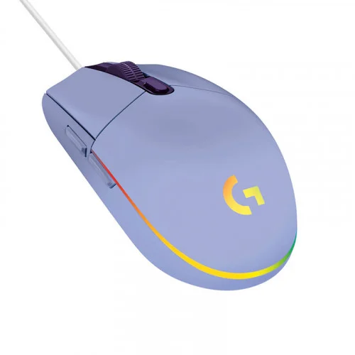 Chuột Logitech G203 LightSync Lilac