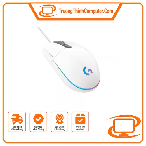 Chuột Logitech G203 LightSync White