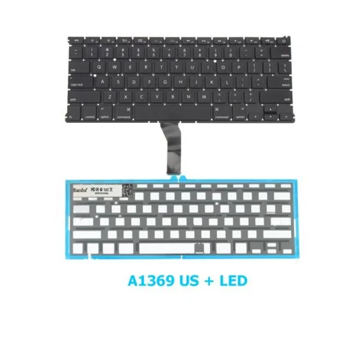 Bàn phím Bamba Dùng cho Apple A1369,A1466 (Tiếng Anh) Có Đèn