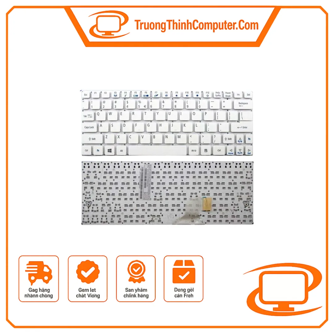 Bàn phím Dùng cho Acer Iconia W5,W510,W510P,W511,W511P (Màu trắng)