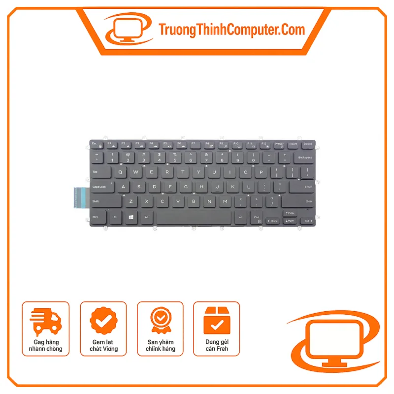 Bàn phím Dùng cho Dell Xps 12,Xps 13,Xps13z-L321X,L322X (Có đèn)