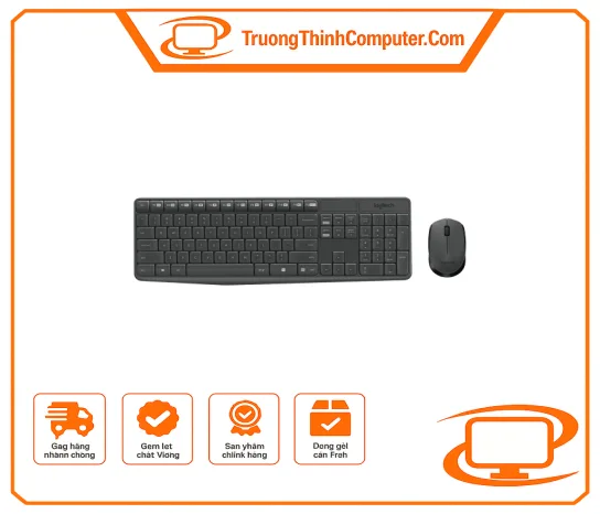 Bộ phím chuột MK235 Logitech 920-007937