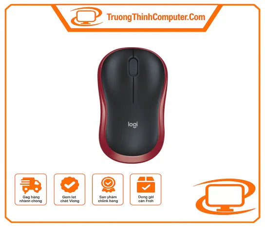 Chuột M185 đỏ Logitech 910-002503