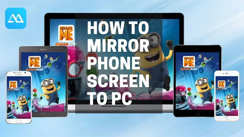 ApowerMirror cho phép phản chiếu màn hình iPhone lên PC, chú thích và ghi hình