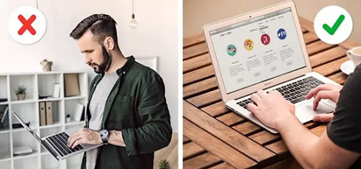 Đặt laptop trên bề mặt thoáng và vệ sinh định kỳ để tản nhiệt tốt