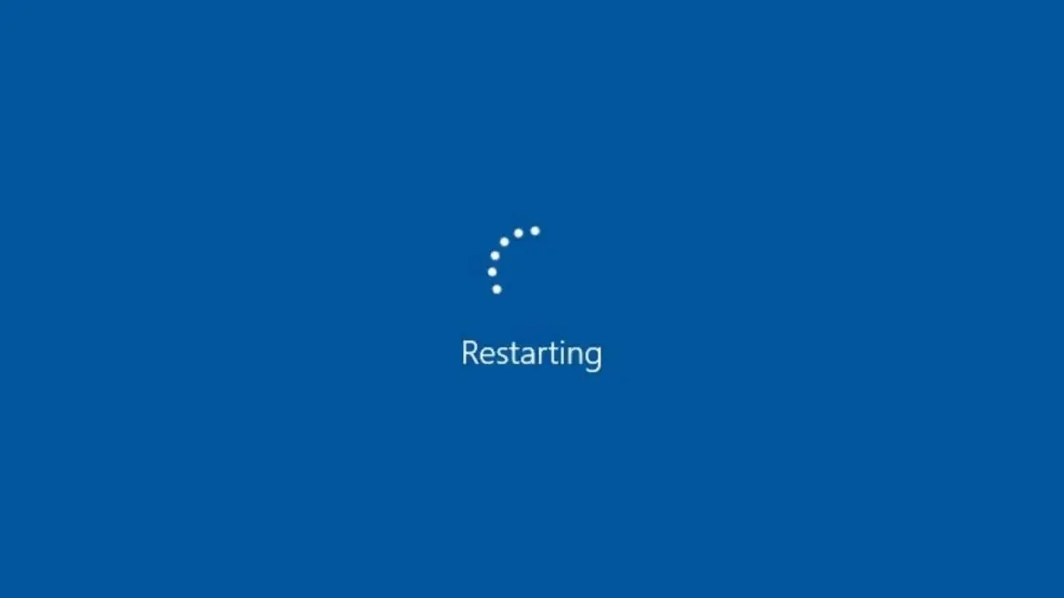 Khởi động lại laptop là bước nhanh khắc phục lỗi phím Fn không hoạt động