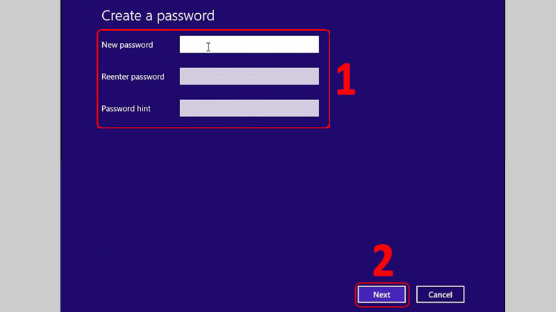 Tạo mật khẩu đăng nhập mới trong Windows 8 qua Change PC Settings