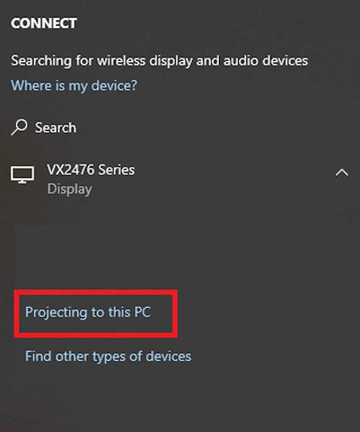 Vào Projecting to this PC trên Windows 11/10 để bật chiếu màn hình lên laptop làm màn hình phụ