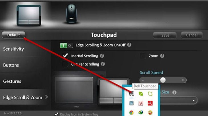 Điều chỉnh Touchpad Sensitivity để giảm lỗi cảm ứng
