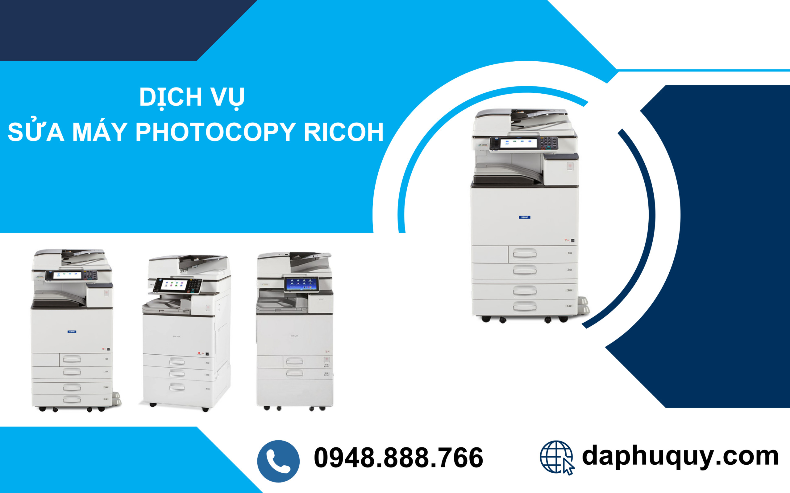 Kỹ thuật viên hiệu chỉnh máy photocopy Ricoh dòng MP sau khi thay vật tư