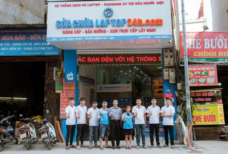 Cửa hàng Sửa chữa Laptop 24h tại 126 Chùa Láng, dịch vụ chuyên nghiệp