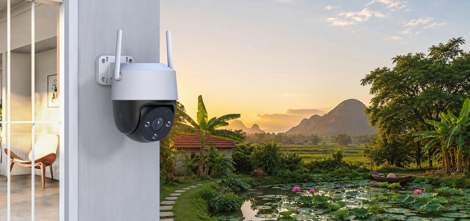 Thiết kế camera Imou 2MP ngoài trời bền bỉ chống nước IP67