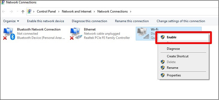 Gỡ và cài lại adapter WiFi trong Device Manager khi driver gặp lỗi
