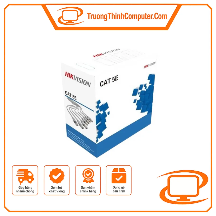 Cáp mạng CAT5 HIKVISION DS-1LN5E-E/E chính hãng