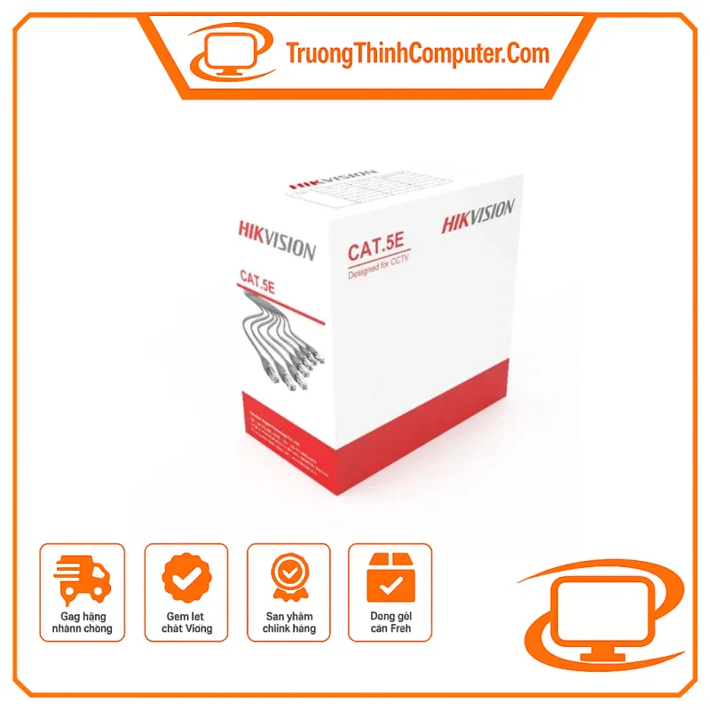 Cáp mạng CAT5 HIKVISION DS-1LN5EUEC0 chính hãng