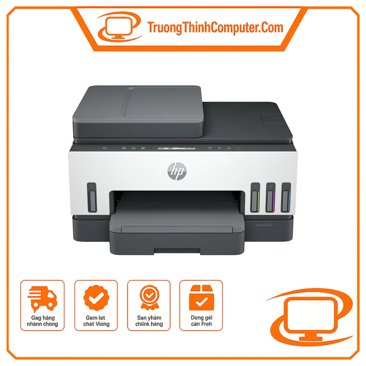 Máy in phun màu đa năng HP Smart Tank 750 WiFi, ADF