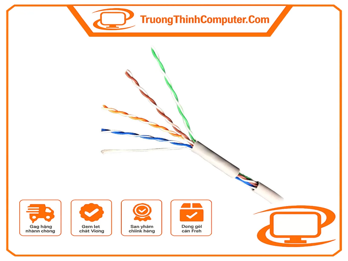 Cáp 5E UTP Kadita 8 lõi có cường lực 305m TT-0520-LMYJ-1
