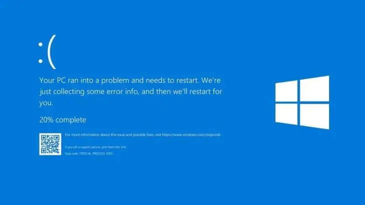 Laptop lỗi Windows hoặc cập nhật không tương thích dễ gây BSOD