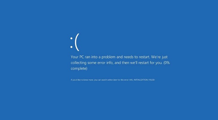 Xung đột phần cứng có thể khiến laptop không vào được màn hình chính