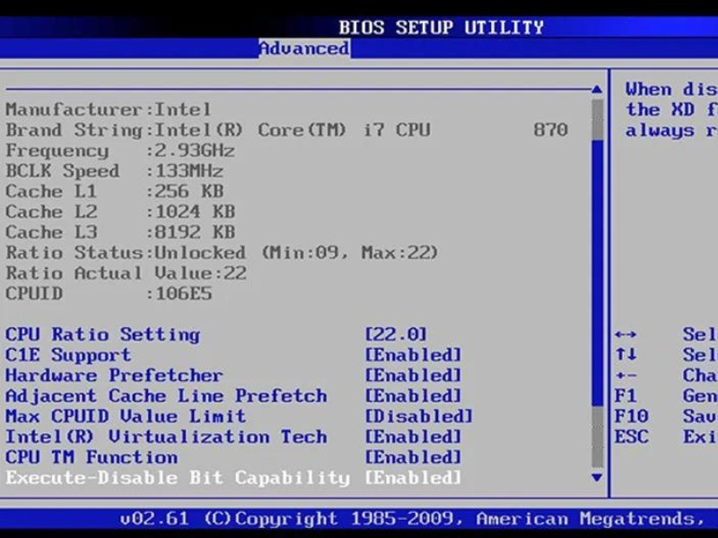 Xử lý lỗi BIOS: khôi phục mặc định, cập nhật đúng phiên bản và kiểm tra phần cứng kèm theo