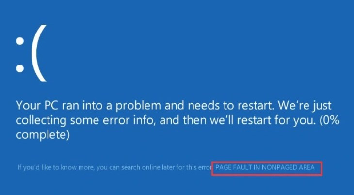 Màn hình BSOD có Stop Code giúp khoanh vùng lỗi nhanh
