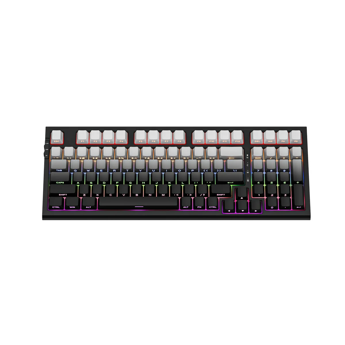 Bàn phím cơ Tri-Mode Mechanical Gaming Newmen GM328 Plus, Gradient Gray