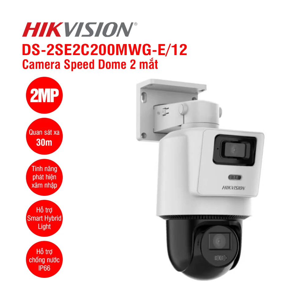 Camera Hikvision 2MP ngoài trời cho hình ảnh Full HD cân bằng chi phí