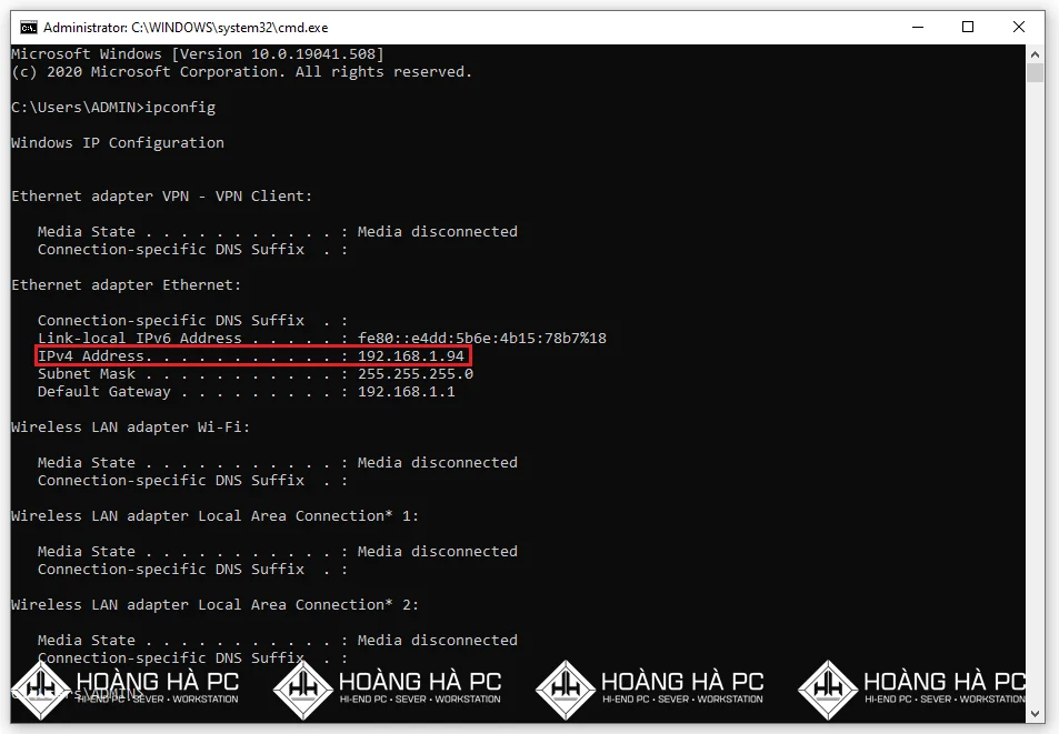 Cập nhật driver card mạng trong Device Manager khi laptop không nhận mạng dây.