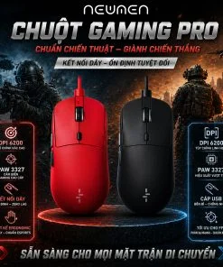 Chuột máy tính gaming NEWMEN GX9 V2, Black