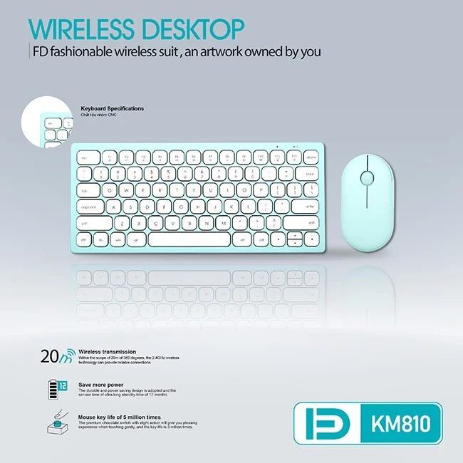 Combo bàn phím chuột VSP KM810