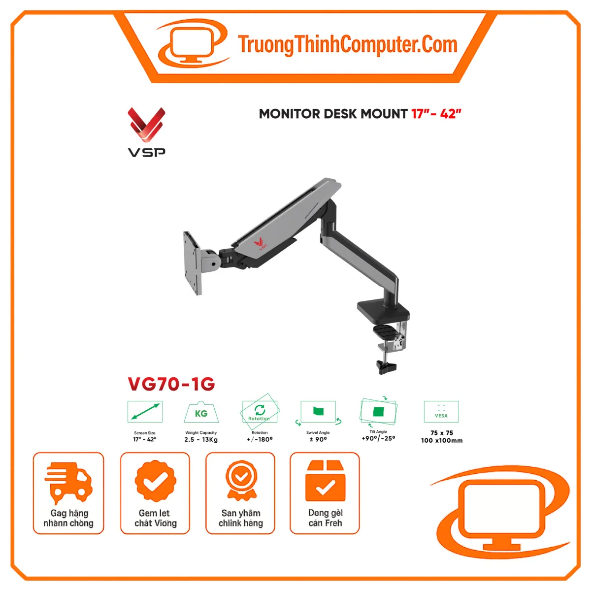 Giá đỡ màn hình VSP VG70-1G
