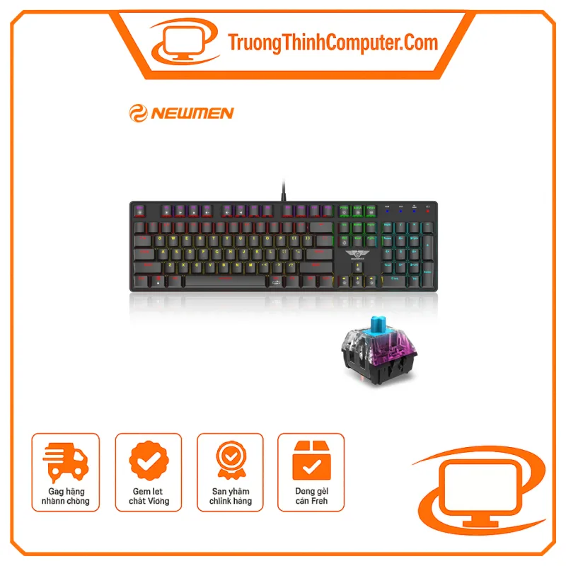 GM335 Dual Mode – Wirless & Type-C – Blue Axis
