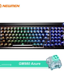 Gm980 – Ngôi sao đen chính thức lên kệ giá ưu đãi với số lượng có hạn Newmen GM980 star black Bàn phím được tùy chỉnh cao mang lại trải