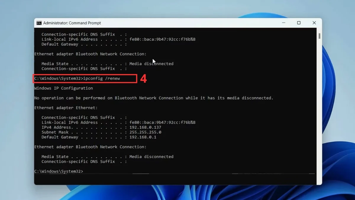 Khởi động lại router và laptop Dell khi không kết nối được WiFi tại nhà