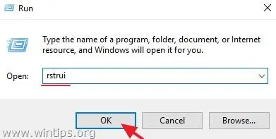 System Restore cho phép đưa Windows 10 về điểm khôi phục trước khi phát sinh lỗi