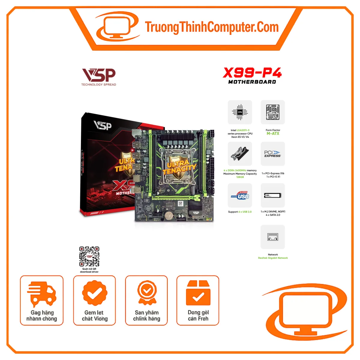 Mainboard VSP X99-P4