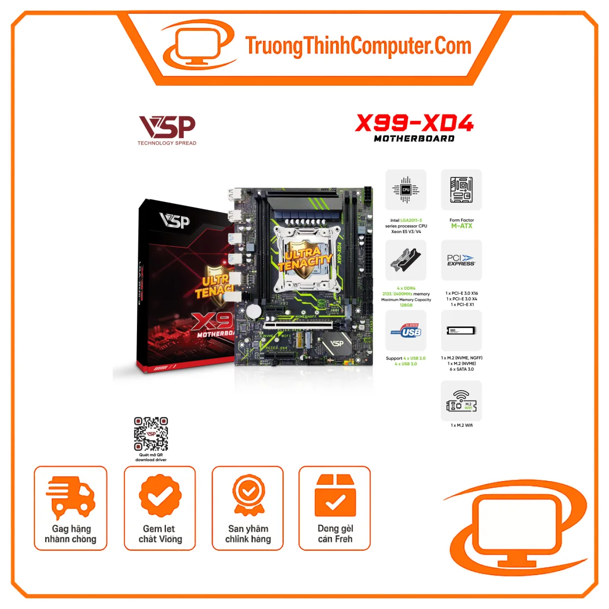 Mainboard VSP X99-XD4