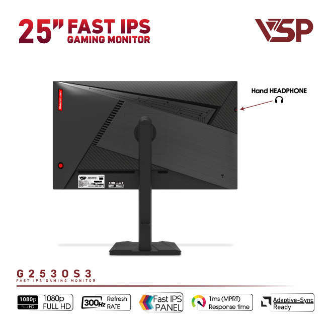 Màn hình VSP G2530S3 - 25 inch / IPS / 300Hz