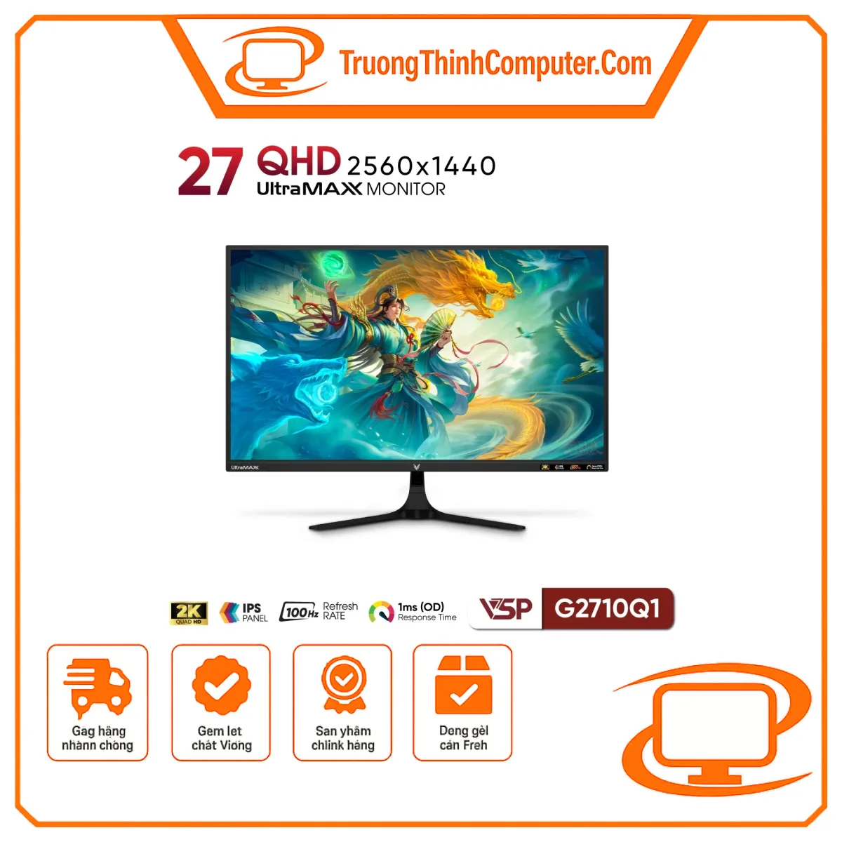 Màn hình VSP G2710Q1 - 27 inch / IPS / 100Hz