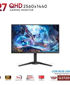 Màn hình VSP G2720QS1 - 27 inch / IPS / 210Hz chính hãng VSP, phù hợp lắp ráp PC văn phòng, gaming và hệ thống máy tính đồng bộ. Nổi