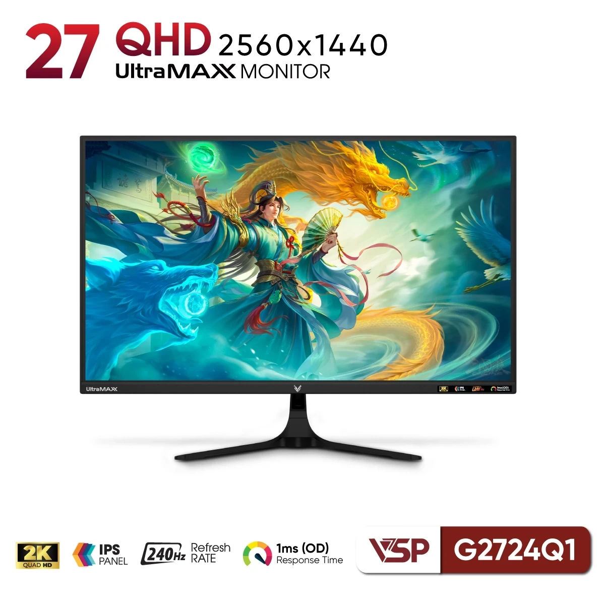 Màn hình VSP G2724Q1 - 27 inch / IPS / 240Hz