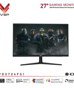Màn hình VSP VG2724FS1 - 27 inch / IPS / 240Hz chính hãng VSP, phù hợp lắp ráp PC văn phòng, gaming và hệ thống máy tính đồng bộ. Nổi