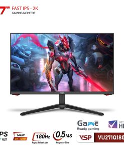 Màn hình VSP VU271Q180 - 27 inch / IPS / 180Hz chính hãng VSP, phù hợp lắp ráp PC văn phòng, gaming và hệ thống máy tính đồng bộ. Nổi