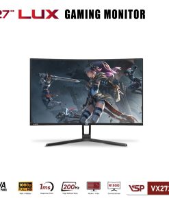 Màn hình VSP VX272C - 27 inch / VA / 200Hz chính hãng VSP, phù hợp lắp ráp PC văn phòng, gaming và hệ thống máy tính đồng bộ. Nổi