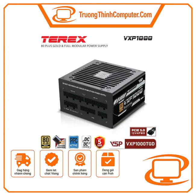 Nguồn máy tính VSP VXP1000TGD - 1000W