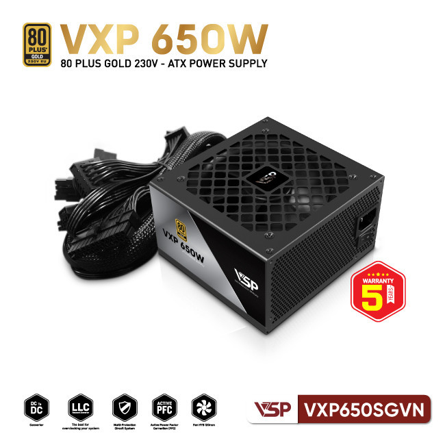 Nguồn máy tính VSP VXP650SGVN - 650W