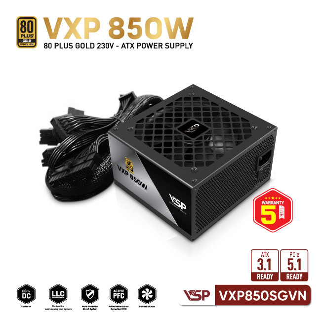 Nguồn máy tính VSP VXP850SGVN - 850W