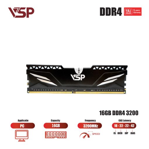 RAM máy tính VSP DDR4 PC (16GB/3200MHz)