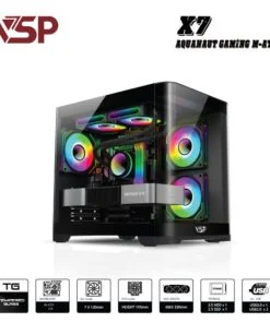 Vỏ case máy tính VSP VSP AQuanaut X7 - mATX
