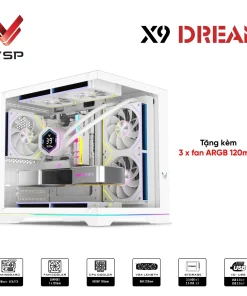 Vỏ case máy tính VSP VSP E-ROG ES1 - mATX chính hãng VSP, phù hợp lắp ráp PC văn phòng, gaming và hệ thống máy tính đồng bộ. Nổi bật: